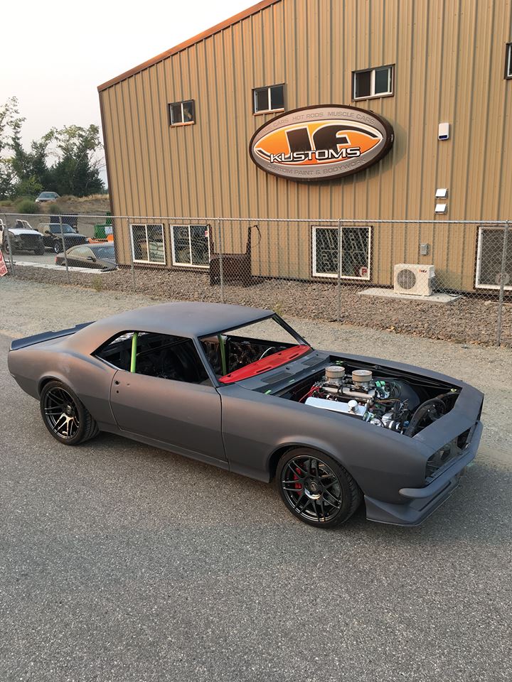 1968 Camaro, custom car building, osoyoos, JF Kustoms