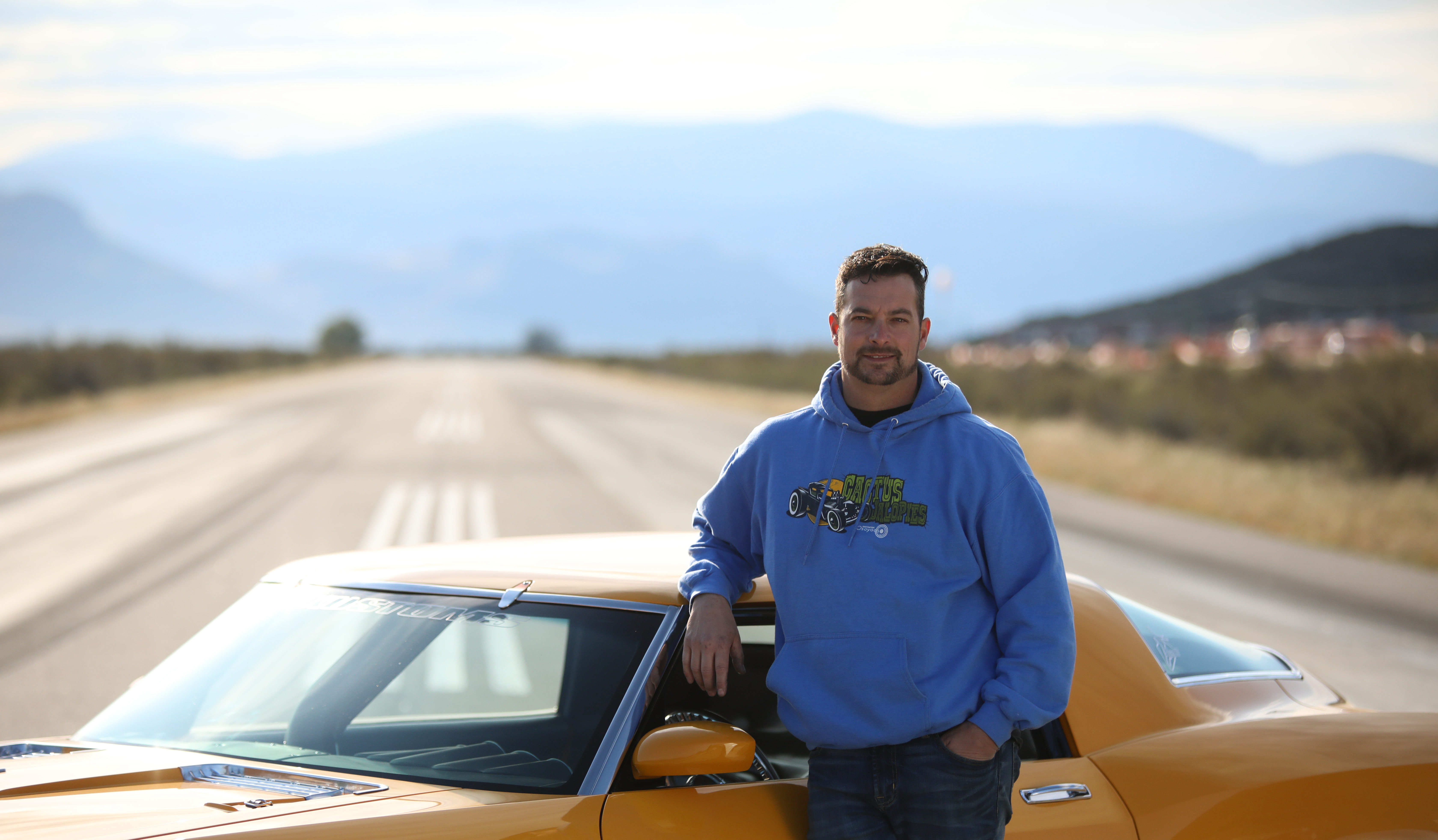 JF Launier of JF Kustoms, Osoyoos Airport Runway