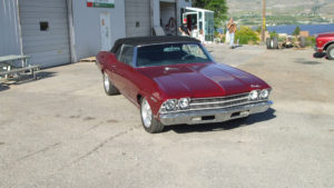 custom rebuilt, red, 1969, chevy, malibu