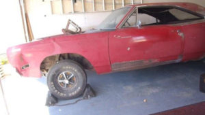 custom rebuilt, red, 1969, plymouth, roadrunner