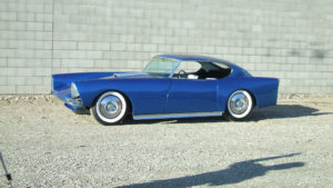 custom rebuilt, blue, 1955, astra, coupe