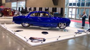 custom rebuilt, blue, 1951, kaiser, special