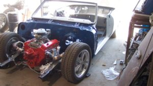 custom rebuilt, blue, 1966, gmc, beaumont