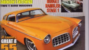 custom rebuilt, orange, 1955, Chrysler