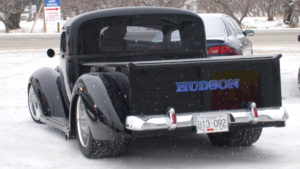 custom rebuilt, black, terraplane, hudson