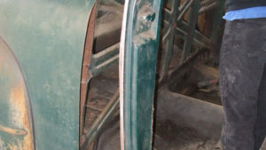 custom rebuilt, green, 1950, plymouth