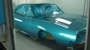 custom rebuilt, blue, dodge, charger