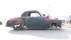 custom rebuilt, green, 1950, plymouth