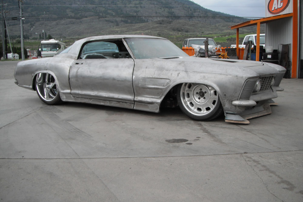 custom rebuilt, yellow,1964, Buick, Riviera