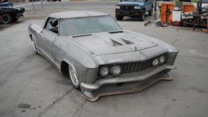 custom rebuilt, yellow,1964, Buick, Riviera