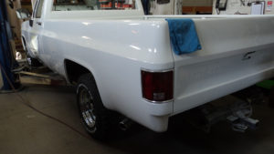 custom rebuilt, white, 1981, Chevy