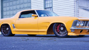 custom rebuilt, yellow,1964, Buick, Riviera