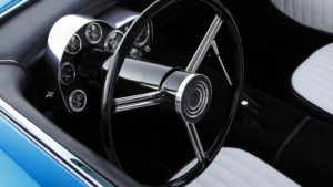 custom rebuilt, blue, 1955, astra, coupe