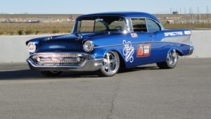 custom rebuilt, blue, 1957, Chevrolet, Bel Air