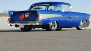 custom rebuilt, blue, 1957, Chevrolet, Bel Air