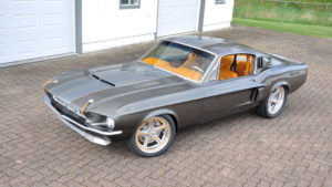 custom rebuilt, grey, 1967, mustang, Shelby, GT500