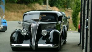 custom rebuilt, black, terraplane, hudson