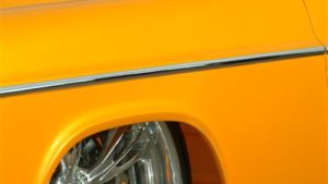 custom rebuilt, orange, 1955, Chrysler