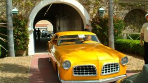 custom rebuilt, orange, 1955, Chrysler