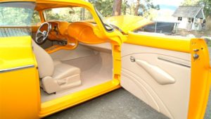 custom rebuilt, orange, 1955, Chrysler