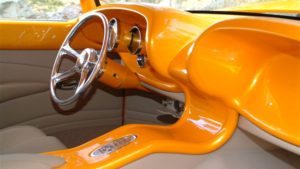 custom rebuilt, orange, 1955, Chrysler