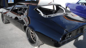 custom rebuilt, black, chevy, camaro