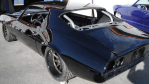 custom rebuilt, black, chevy, camaro