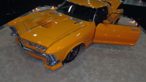 custom rebuilt, yellow,1964, Buick, Riviera