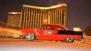 custom rebuilt, red, 1956, chevy