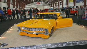 custom rebuilt, yellow,1964, Buick, Riviera