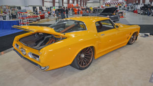 custom rebuilt, yellow,1964, Buick, Riviera