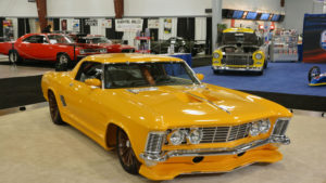 custom rebuilt, yellow,1964, Buick, Riviera