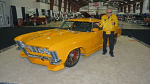 custom rebuilt, yellow,1964, Buick, Riviera