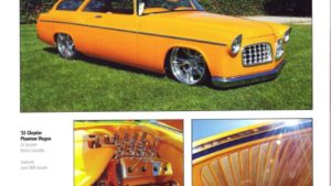 custom rebuilt, orange, 1955, Chrysler