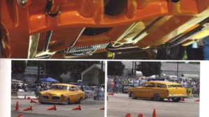 custom rebuilt, orange, 1955, Chrysler