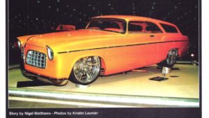 custom rebuilt, orange, 1955, Chrysler