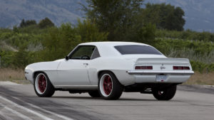 custom rebuilt, white, 1969, GMC, Camaro