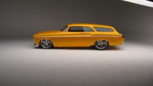 custom rebuilt, orange, 1955, Chrysler