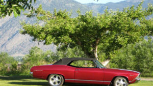 custom rebuilt, red, 1969, chevy, malibu