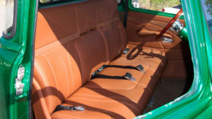 custom rebuilt, green, 1951, chevy, pickup truck