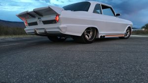 custom rebuilt, white, 1964, Pontiac, Acadian